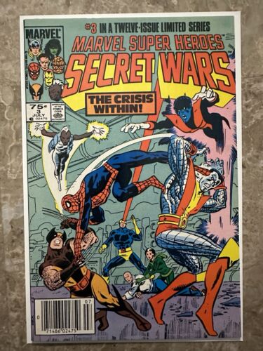 Marvel Super Heroes: Secret Wars #3 Newsstand 9.0-9.2 VF/NM (Marvel Comics 1984)