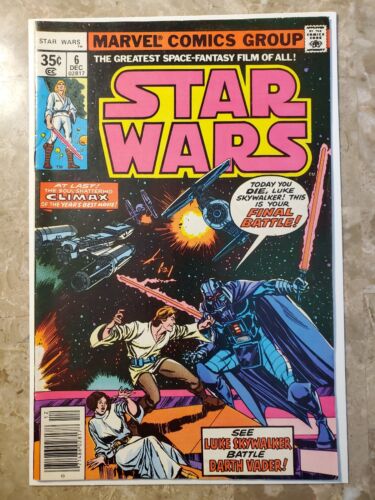 Star Wars Comics #6 (1977 Marvel ) - First Printing - FN+