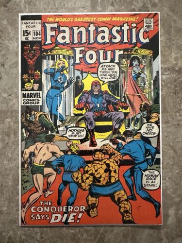 Fantastic Four #104 VF- 7.5 (1970 Marvel Comics)