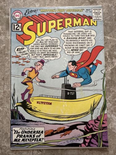 Superman #154 FN+ (DC Comics 1962)