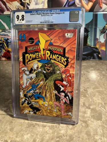 Saban's Mighty Morphin Power Rangers #4 CGC 9.8 WP (1995 Hamilton Comics)