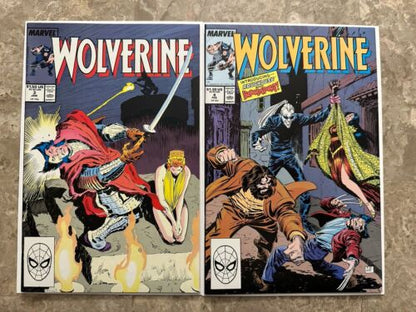 Wolverine #3,4 NM (Marvel Comics 1989) - Very High Grade