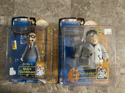 Family Guy Series 3 Christobel/Series 4 Mort Goldman (Mezco) - Open Box Complete