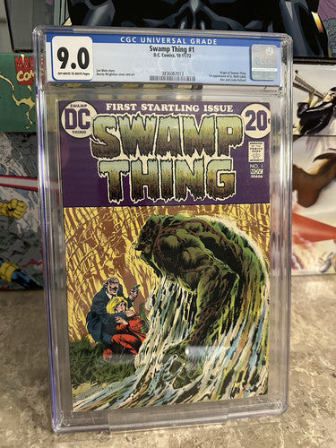 Swamp Thing #1 CGC 9.0 OWTW Pages (DC Comics 1972)