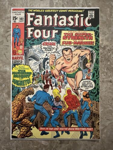 Fantastic Four #102 FN/VF 7.0 (1970 Marvel Comics)