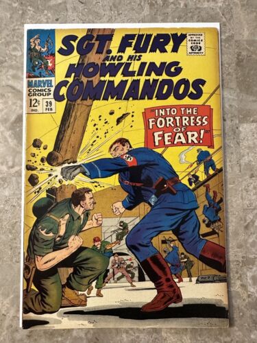 SGT FURY #39 (Marvel Comics 1967) - FN