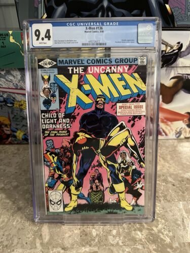 X-Men #136 CGC 9.4 WP (1980 Marvel Comics)