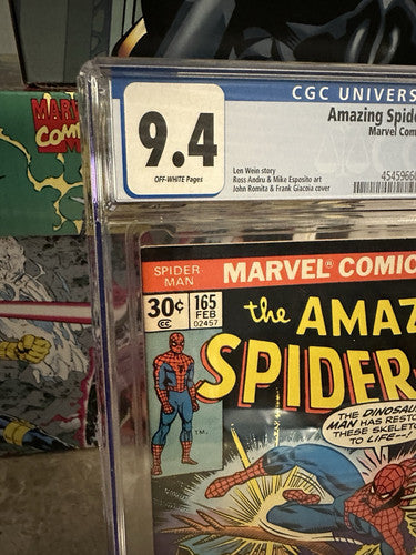 Amazing Spider-Man #165 CGC 9.4 OWP (1977 Marvel)