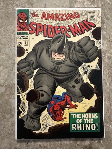 Amazing Spider-Man #41 FN- 5.5 (Marvel 1966) - 1st Appearance Rhino