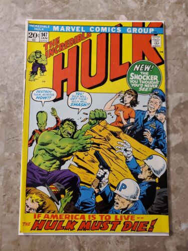 Incredible Hulk #147 (1st Series Marvel Comics)  -Mid Grade