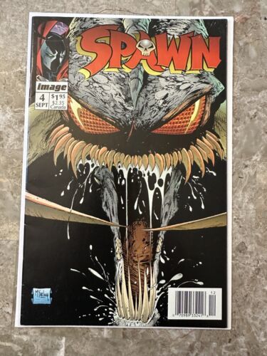 Spawn #4 Newsstand (1992 Image Comics) - FN/VF