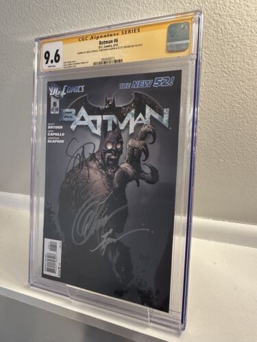 Batman #6 CGC 9.6 SS 3X - Snyder, Capullo, Glapion (2011) - 1st Court of Owls