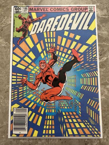 Daredevil #186 Newsstand NM (1982 Marvel Comics)