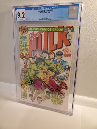 Incredible Hulk #200 CGC 9.2 White Pages (1976 Marvel Comics)