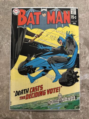 Batman #219 FN+ 6.5 (DC Comics 1970)