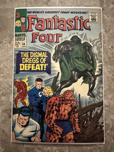 Fantastic Four #58 VG/FN 5.0 (1967 Marvel Comics) - Nice front cover