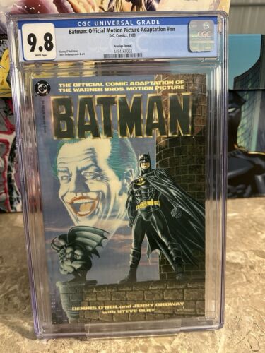 Batman Official Motion Picture Prestige Format #nn CGC 9.8 WP (1989 DC Comics)