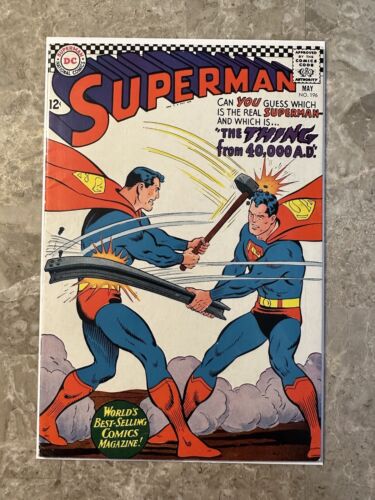 Superman #196 (DC Comics 1967) - VF-