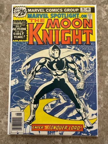 Marvel Spotlight #28 FN/VF (1976 Marvel Comics) - 1st Solo Moon Knight