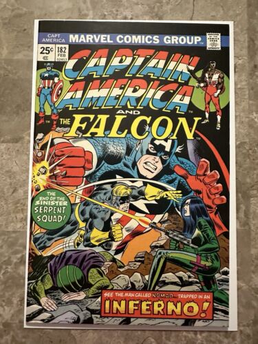 Captain America #182 8.0 VF (Marvel Comics 1975) - Presents near perfectly