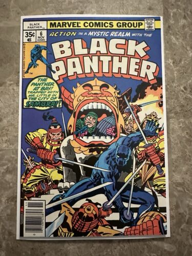 Black Panther #6 VF 8.0-8.5 (1978 Marvel Comics) - High grade