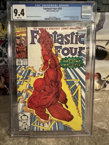 Fantastic Four #353 CGC 9.4 WP (Marvel 1991) - Torch Cover