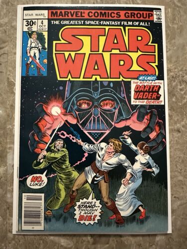 Star Wars #4 VF 8.0-8.5 (1977 Marvel Comics)