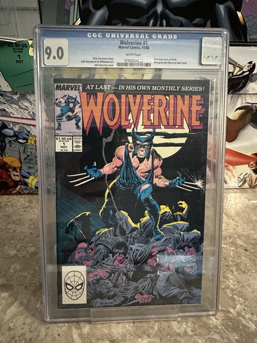 Wolverine #1 CGC 9.0 WP (1988 Marvel Comics)