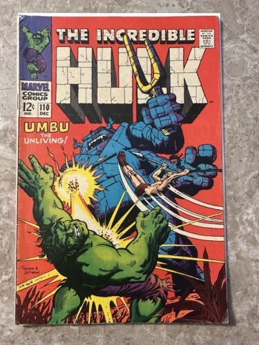 Incredible Hulk #110 (Marvel Comics 1968) - FN-