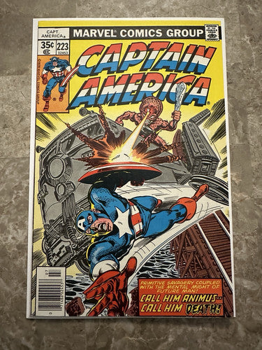 Captain America #223 7.0 FN/VF (Marvel Comics 1978) - Near perfect front cover