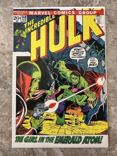 Incredible Hulk #148 VF+ (Marvel Comics 1972)