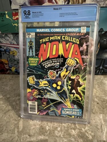 Nova #1 CBCS 9.8 WP (Marvel Comics 1976)