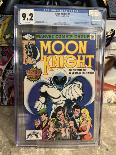 Moon Knight #1 CGC 9.2 White Pages (1980 Marvel Comics)