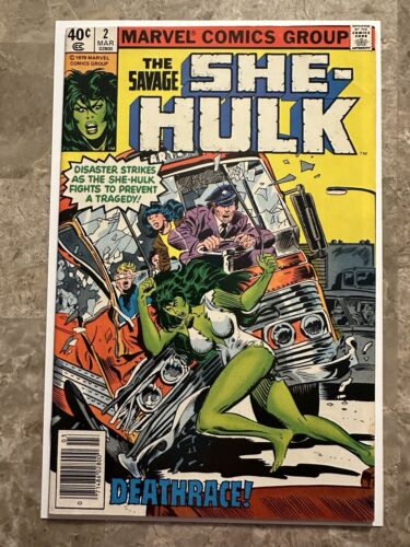 Savage She-Hulk #2 FN 6.0 Newsstand (Marvel Comics 1980)