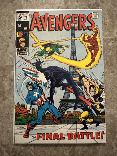 Avengers #71 FN+ 6.5 (Marvel 1969) - 1st Invaders, Beautiful copy for grade