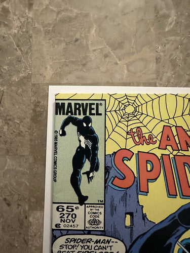 Amazing Spider-Man #270 Newsstand VF- 7.5 (1985 Marvel Comics)