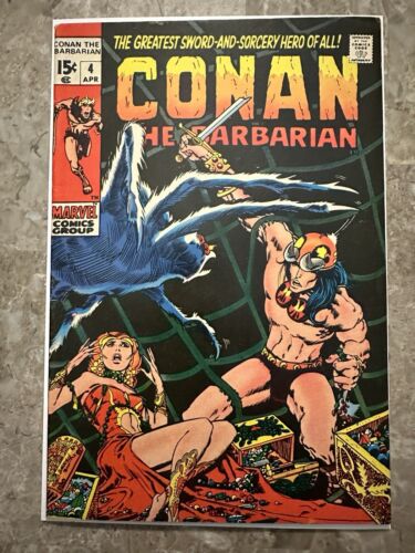 Conan the Barbarian #4 FN/VF 7.0 (1971 Marvel Comics)