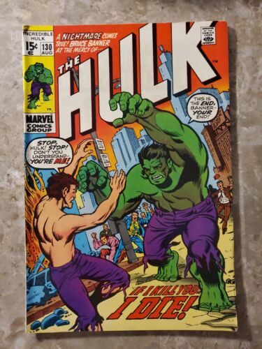 Incredible Hulk #130 (1970 Marvel Comics) - Bronze Age - FN+