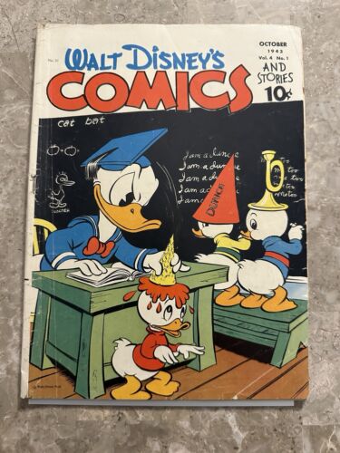 Walt Disney's Comics and Stores #37 GD 2.0 (1943 Dell)