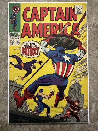 Captain America #105 FN/VF 7.0 (Marvel Comics 1968)