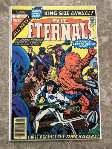 Eternals Annual #1 FN/VF (1977 Marvel Comics) -Presents Well