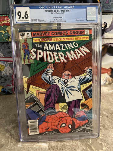 Amazing Spider-Man #197 Newsstand CGC 9.6 OWTWP (1979 Marvel)