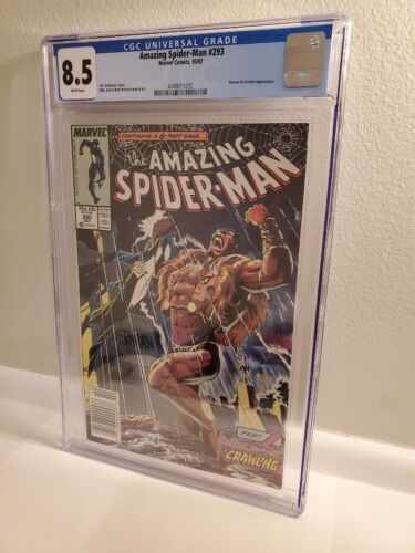 Amazing Spider-Man #293 CGC 8.5 WP (1987 Marvel Comics) - Kraven's Last Hunt