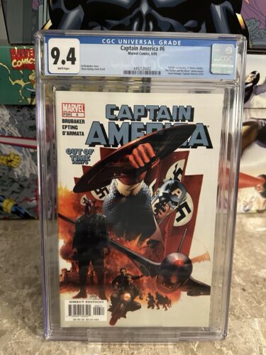 Captain America #6 CGC 9.4 WP (2005 Marvel)