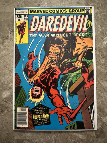 Daredevil #143 VF+ 8.5 (1976 Marvel Comics)