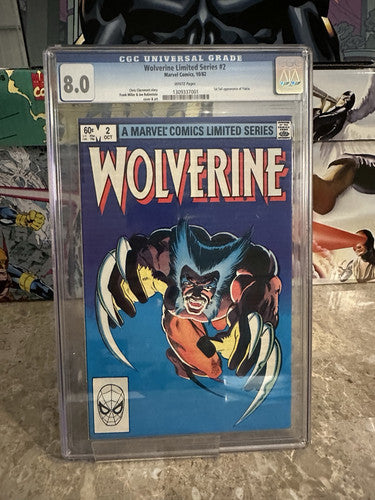 Wolverine Limited Series #2 CGC 8.0 WP (1982 Marvel Comics)