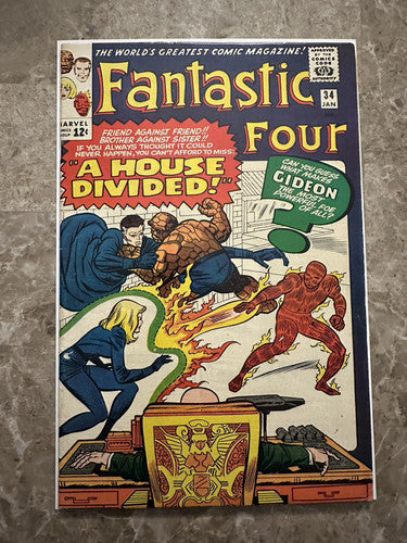 Fantastic Four #34 FN 6.0-6.5 (1965 Marvel Comics) - Nice, glossy copy