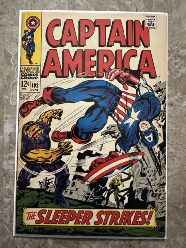 Captain America #102 FN+ 6.5 (Marvel Comics 1968)