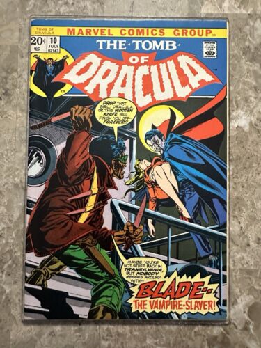 Tomb of Dracula #10 VF 8.0 (1973 Marvel) - 1st Appearance of Blade, High Grade