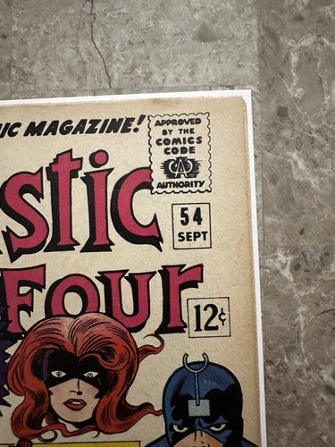 Fantastic Four #54 FN+ 6.5 (1966 Marvel Comics) - Nice copy